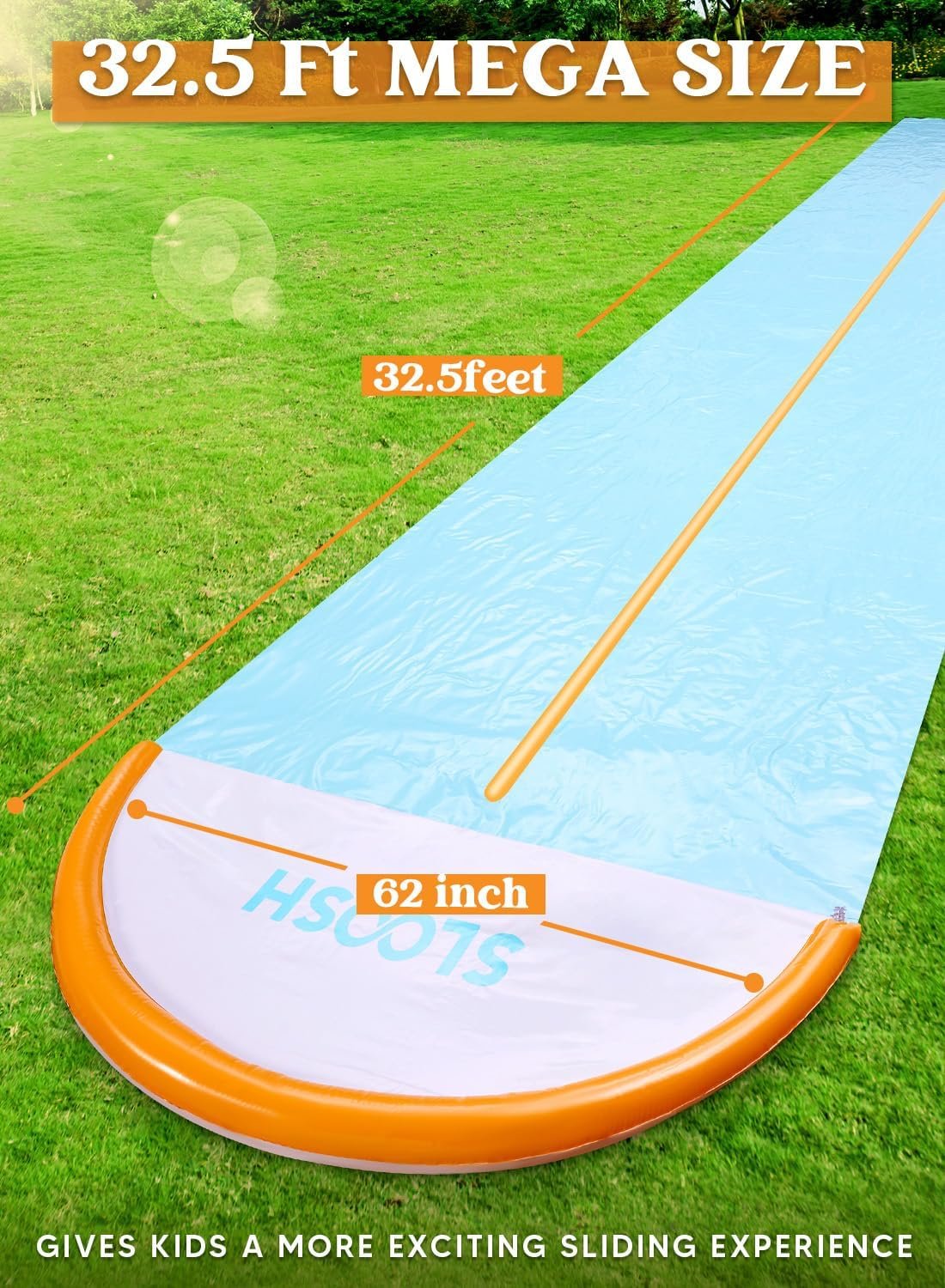 Double Lane Lawn Water Slide - Image 3