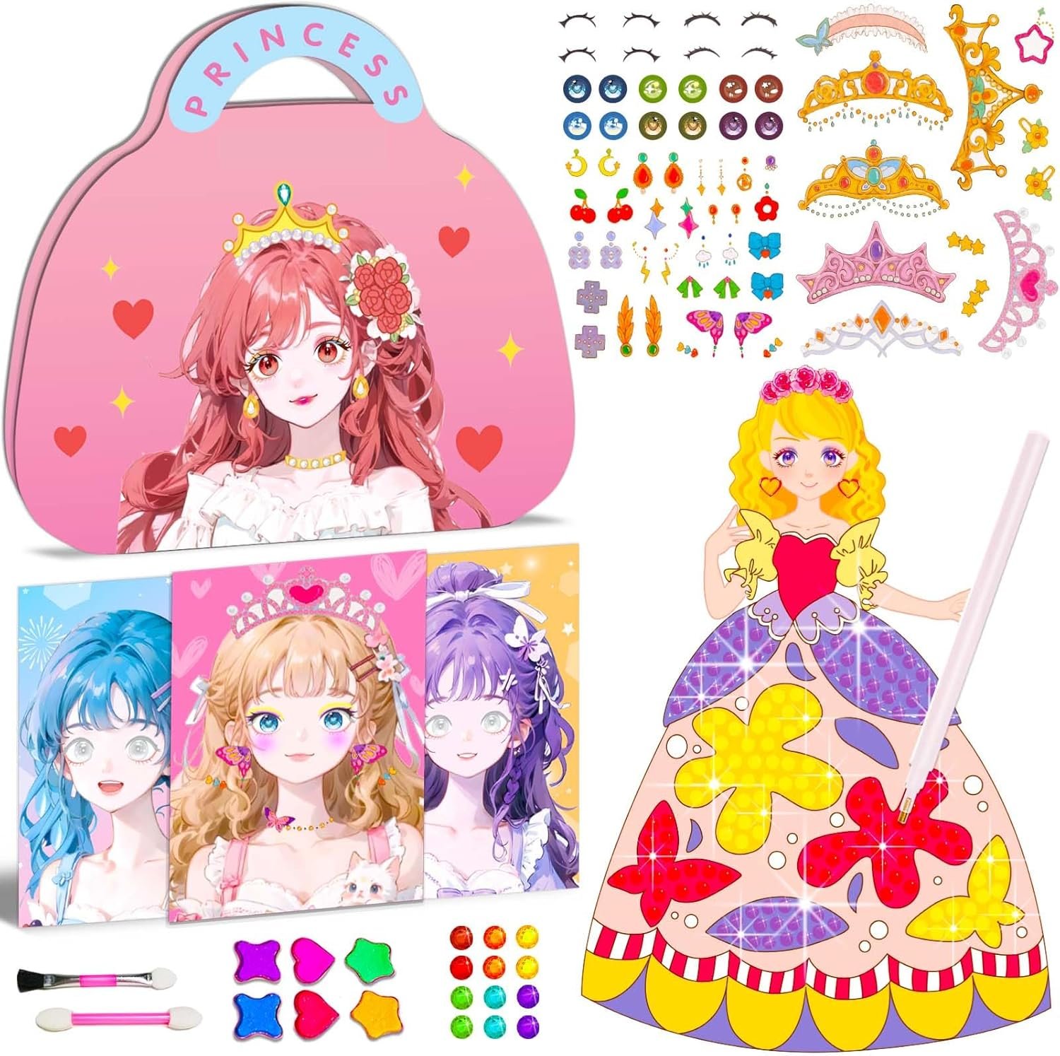 DIY Princess Paper Craft & Dress-Up Kit for Kids