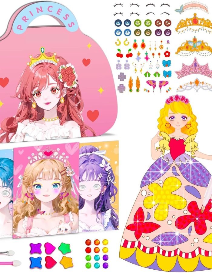 DIY Princess Paper Craft & Dress-Up Kit for Kids